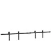 Stumdomų spintelės durelių rinkinys, 152cm, anglies plienas