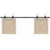 Stumdomų spintelės durelių rinkinys, 152cm, anglies plienas