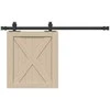 Stumdomų spintelės durelių rinkinys, 91 cm, plienas