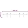 stumdomų spintelių durų komplektas 122 cm anglinis plienas