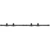 stumdomų spintelių durų komplektas 122 cm anglinis plienas