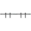 stumdomų spintelių durų komplektas 122 cm anglinis plienas