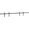 stumdomų spintelių durų komplektas 183 cm anglinis plienas