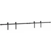 stumdomų spintelių durų komplektas 183 cm anglinis plienas