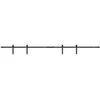 stumdomų spintelių durų komplektas 213 cm anglinis plienas
