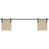 stumdomų spintelių durų komplektas 213 cm anglinis plienas