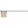 stumdomų spintelių durų komplektas 213 cm anglinis plienas
