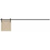 stumdomų spintelių durų komplektas 213 cm anglinis plienas