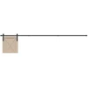 stumdomų spintelių durų komplektas 244 cm anglinis plienas
