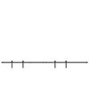 stumdomų spintelių durų komplektas 244 cm anglinis plienas