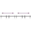 stumdomų spintelių durų komplektas 244 cm anglinis plienas
