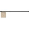 stumdomų spintelių durų komplektas 244 cm anglinis plienas