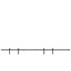 stumdomų spintelių durų komplektas 244 cm anglinis plienas