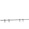 stumdomų spintelių durų komplektas 244 cm anglinis plienas