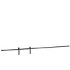 stumdomų spintelių durų komplektas 244 cm anglinis plienas