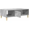 Kavos staliukas Betono pilka 102 x 55 x 35 cm Apdirbta mediena