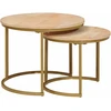 Sudediami kavos stalai 2 vnt. Ruda 50 x 50 x 40 cm