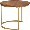 Sudediami kavos stalai 3 vnt. Medus ruda 60 x 60 x 45 cm