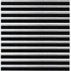 Sukabinamų durų šepetėlių sandarikliai 12 pcs Sidabro 100 cm