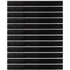 Sukabinamų durų šepetėlių sandarikliai 12 pcs Ruda 100 cm
