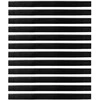 Sukabinamų durų šepetėlių sandarikliai 12 pcs Sidabro 100 cm