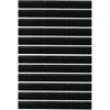 Sukabinamų durų šepetėlių sandarikliai 12 pcs Juoda 100 cm