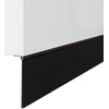Sukabinamų durų šepetėlių sandarikliai 12 vnt. Ruda 100 cm