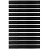 Sukabinamų durų šepetėlių sandarikliai 12 pcs Sidabro 100 cm