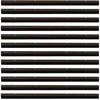 Sukabinamų durų šepetėlių sandarikliai 12 pcs Ruda 100 cm