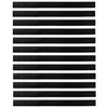 Sukabinamų durų šepetėlių sandarikliai 12 pcs Juoda 100 cm