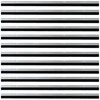 Sukabinamų durų šepetėlių sandarikliai 12 pcs Sidabro 100 cm
