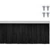 Sukabinamų durų šepetėlių sandarikliai 12 pcs Balta 100 cm