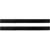 Sukabinamų durų šepetėlių sandarikliai 2 pcs Ruda 100 cm