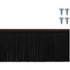 Sukabinamų durų šepetėlių sandarikliai 2 pcs Ruda 100 cm