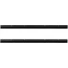 Sukabinamų durų šepetėlių sandarikliai 2 pcs Juoda 100 cm