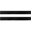 Sukabinamų durų šepetėlių sandarikliai 2 pcs Ruda 100 cm