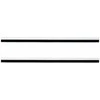 Sukabinamų durų šepetėlių sandarikliai 2 pcs Balta 100 cm