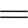 Sukabinamų durų šepetėlių sandarikliai 2 pcs Balta 100 cm