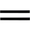 Sukabinamų durų šepetėlių sandarikliai 2 pcs Balta 100 cm