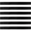 Sukabinamų durų šepetėlių sandarikliai 6 pcs Sidabro 100 cm