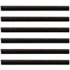 Sukabinamų durų šepetėlių sandarikliai 6 pcs Ruda 100 cm