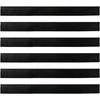 Sukabinamų durų šepetėlių sandarikliai 6 pcs Ruda 100 cm