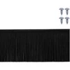 Sukabinamų durų šepetėlių sandarikliai 6 pcs Juoda 100 cm