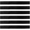 Sukabinamų durų šepetėlių sandarikliai 6 pcs Sidabro 100 cm