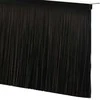 Sukabinamų durų šepetėlių sandarikliai 6 pcs Juoda 100 cm