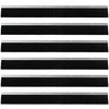 Sukabinamų durų šepetėlių sandarikliai 6 pcs Sidabro 100 cm