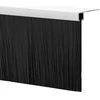 Sukabinamų durų šepetėlių sandarikliai 6 pcs Balta 100 cm
