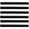 Sukabinamų durų šepetėlių sandarikliai 6 pcs Ruda 100 cm