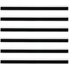 Sukabinamų durų šepetėlių sandarikliai 6 pcs Balta 100 cm