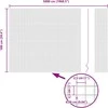 Suvirintas vielos tvora žemės tvirtinimas 50 x 1 m Pilka